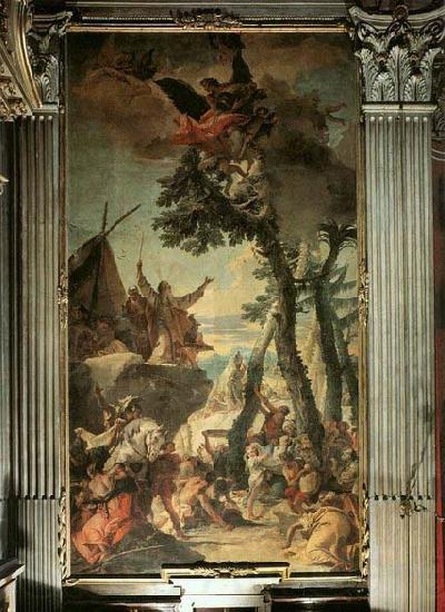 TIEPOLO, Giovanni Domenico The Gathering of Manna